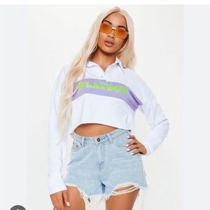 Missguided Cropped Shirt